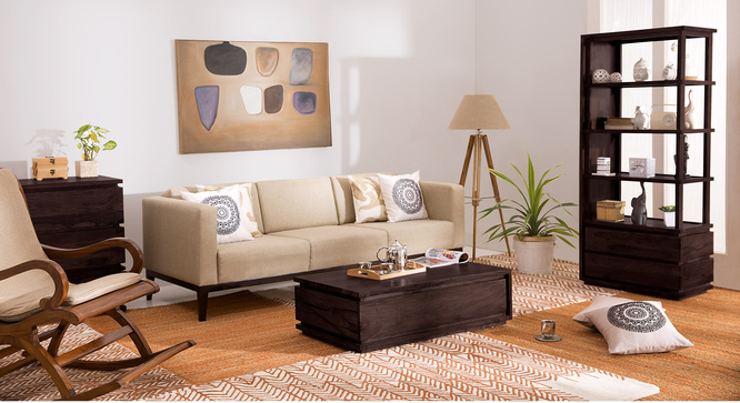 Butler Storage Coffee Table(Mahogany)